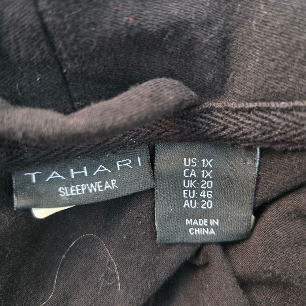 Tahari Elegant Black Women's Robe - Picture 10 of 11